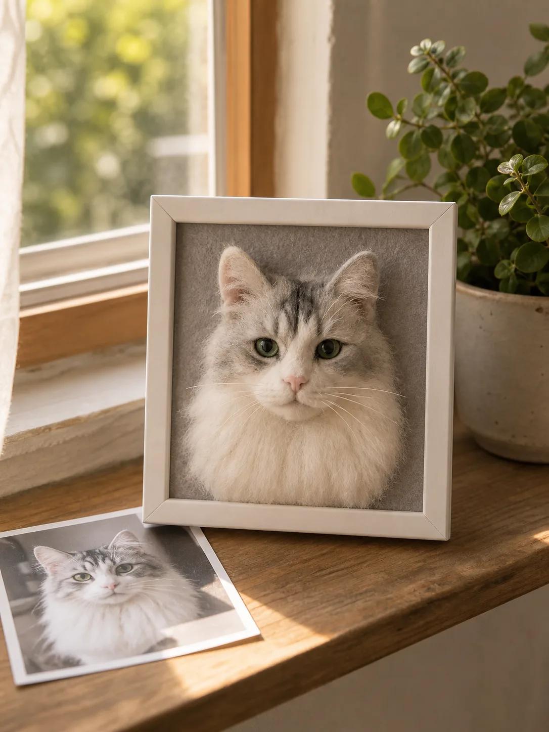 Sunlit Whiskers — a handcrafted pet keepsake